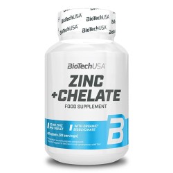 Zinc + Chelate - 60 gélules | Biotech USA