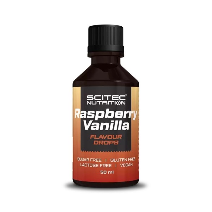 Flavour Drops - Arome Framboise vanille - 50ml | Scitec Nutrition