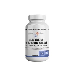 Calcium + Magnésium - 100 Tablettes | Iron Shark nUTRITION