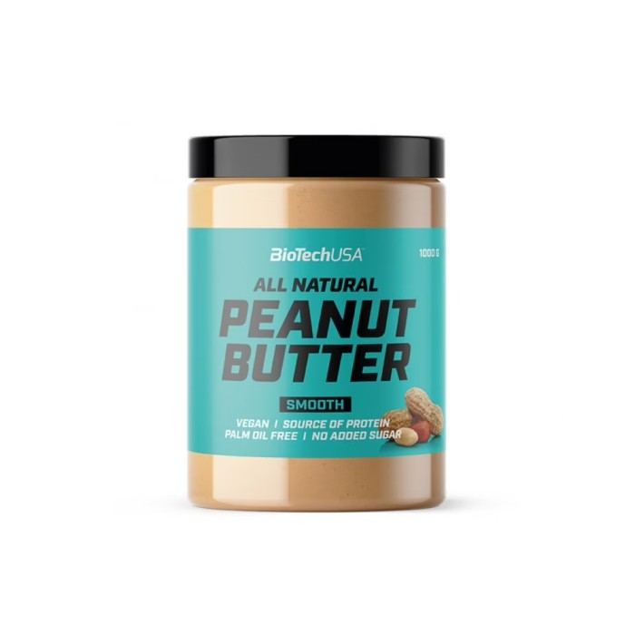 Peanut Butter - Beurre de cacahuète - 1Kg - BIOTECH USA