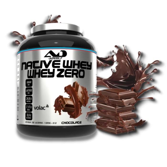 Whey Zero Native - 2kg | Addict Sport Nutrition