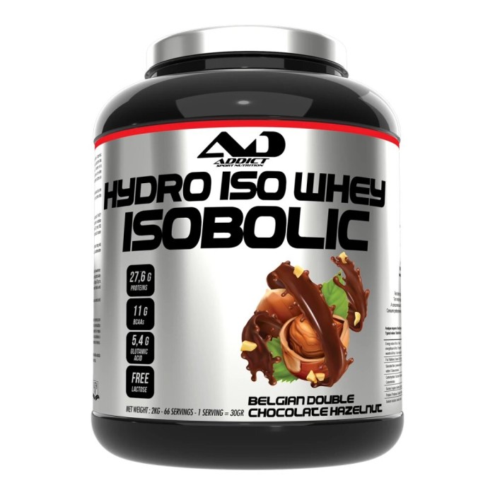 ISOBOLIC Whey isolate + Hydrolysate - 2kg | Addict Sport Nutrition