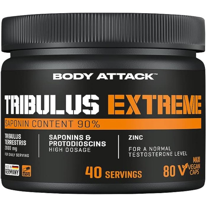 Tribulus Extreme - 80 Caps | Body Attack