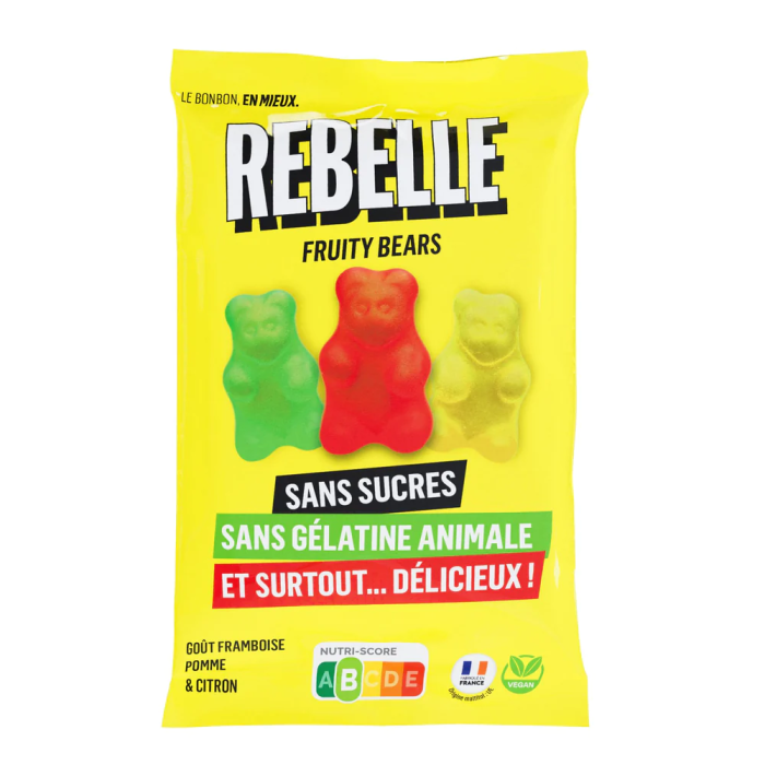 Bonbons Oursons / Sans Sucre - 50g | Rebelle