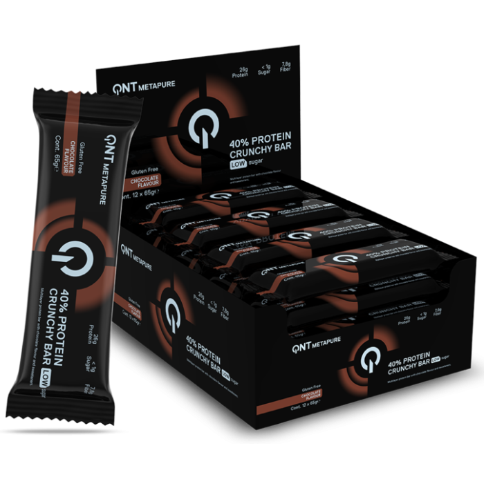 Metapur 40% Protein Crunchy Bar - 65g | QNT