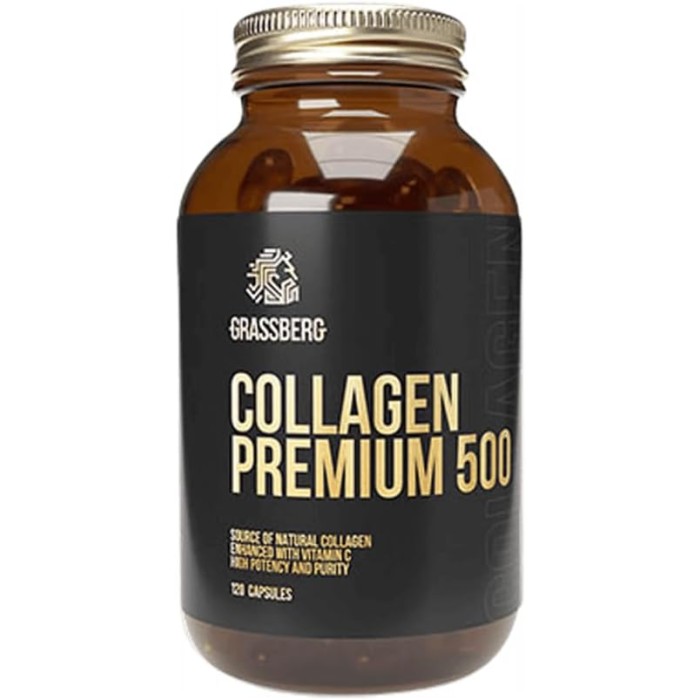 Collagen Premium 500 - 120 gélules | Grassberg