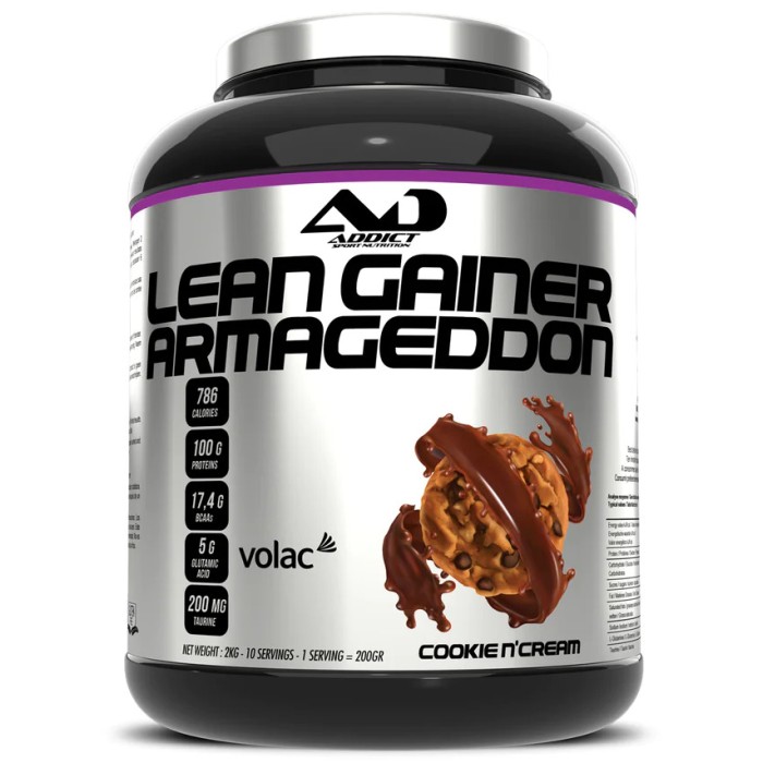 Armageddon Pro 100 - Lean Gainer - 2kg | Addict Sport Nutrition