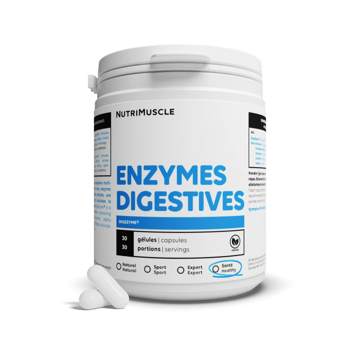 Enzymes Digestives - 30 gélules | Nutrimuscle