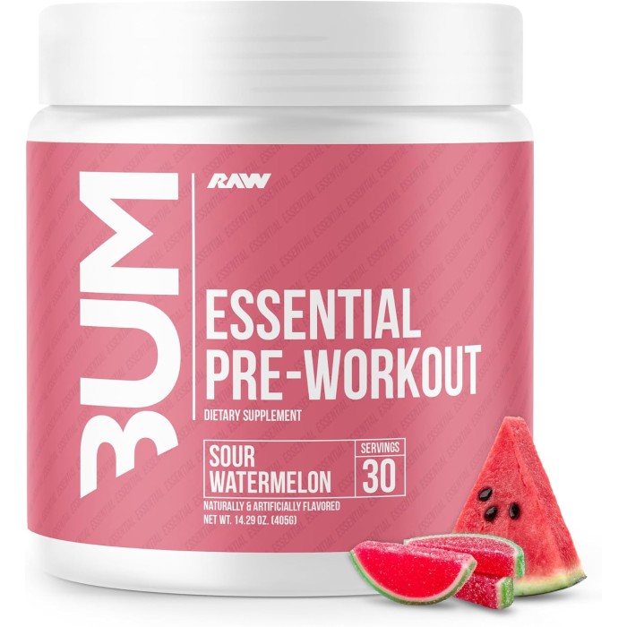 CBUM Essential Pre-workout - 405g | Get Raw Nutrition