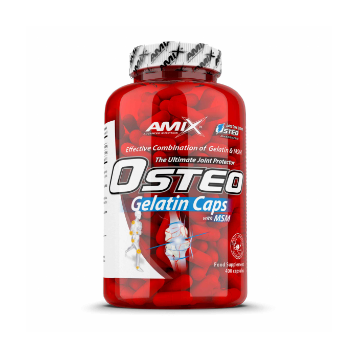 Osteo Gélatine + MSM - 200 Caps | Amix Nutrition