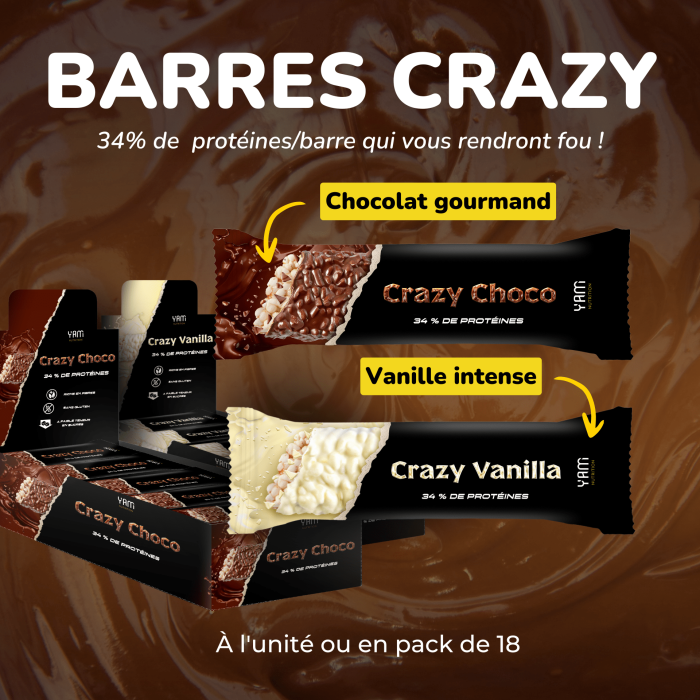 Crazy Barre Protéinée - Yam Nutrition