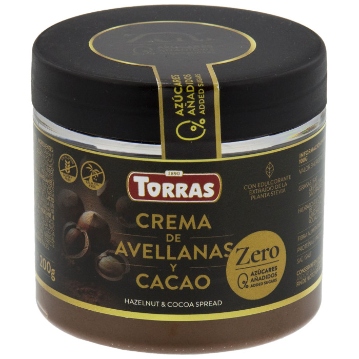 Pâte à tartiner allégée - 200g |  Torras
