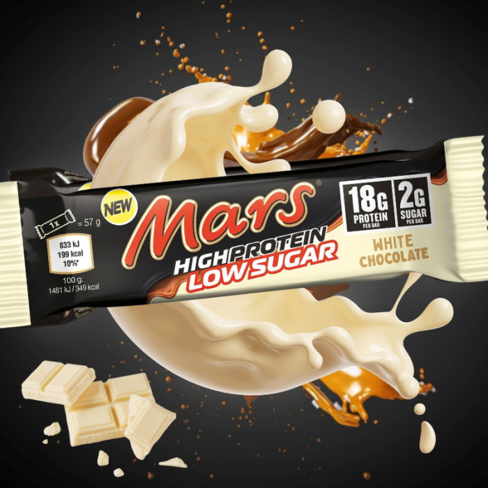 Mars Hi Protéin (Low Sugar) / Chocolat Blanc - 57g | Mars