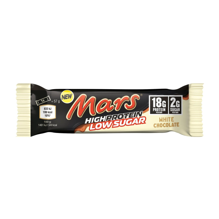Mars Hi Protéin (Low Sugar) / Chocolat Blanc - 57g | Mars