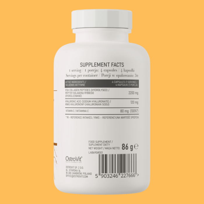 Marine Collagen - 120 Gélules | Ostrovit