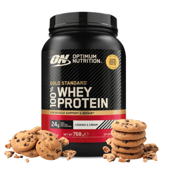 100% Whey Gold Standard - Optimum Nutrition - 768g - cookies cream