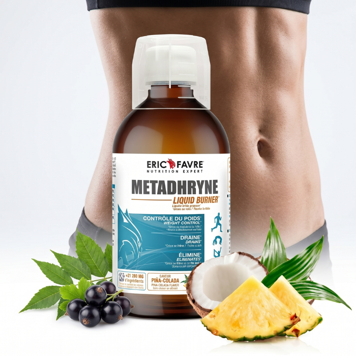 Femme avec abdominaix fait la publicité pour mletadhryne