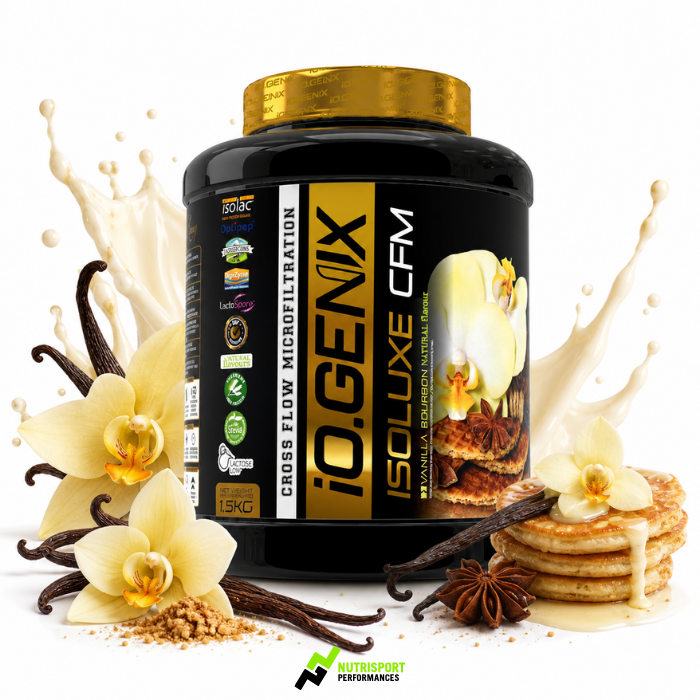 isoluxe whey CFM - IOGENIX - vanille bourbon