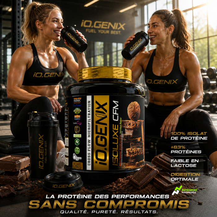 2 femmes boivent un shaker isoluxe-cfm-iogenix