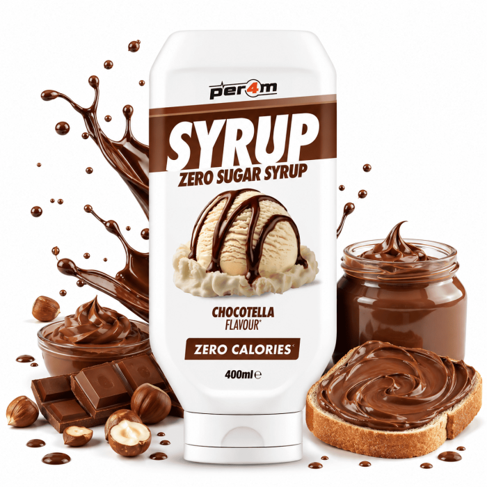 Syrup Zéro Sugar - 400ml | PER4M - CHOCOTELLA