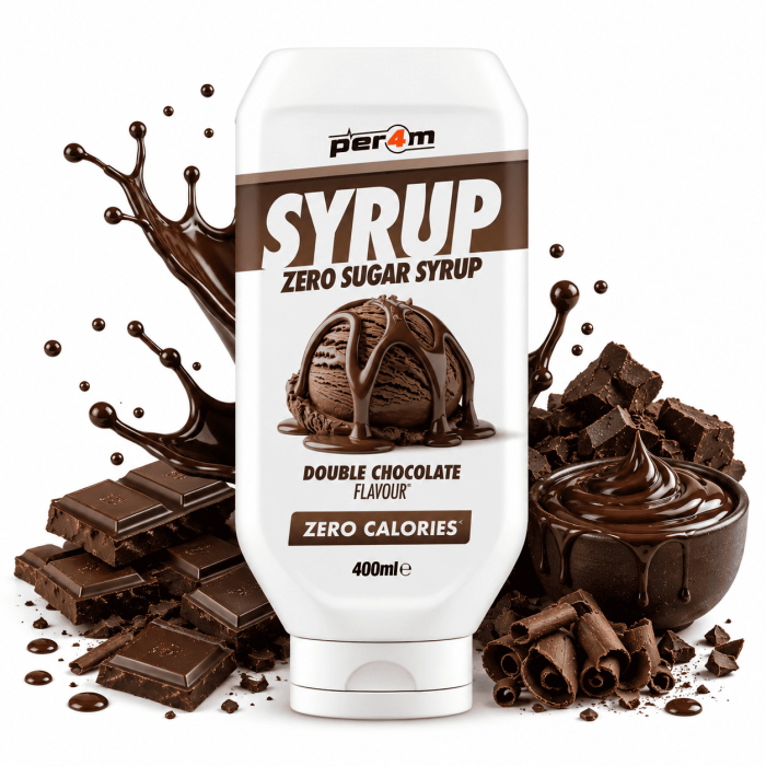 Syrup Zéro Sugar - 400ml | PER4M double chocolat