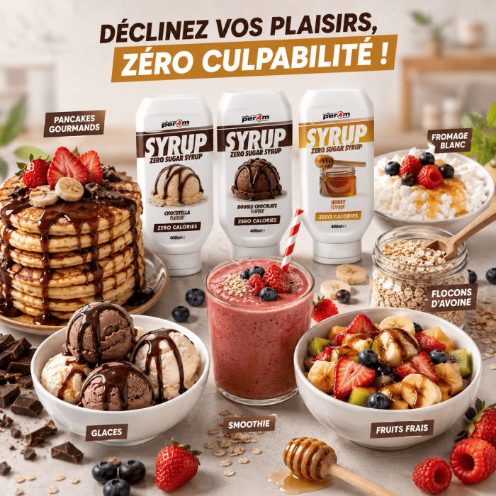 Syrup Zéro Sugar - 400ml | PER4M