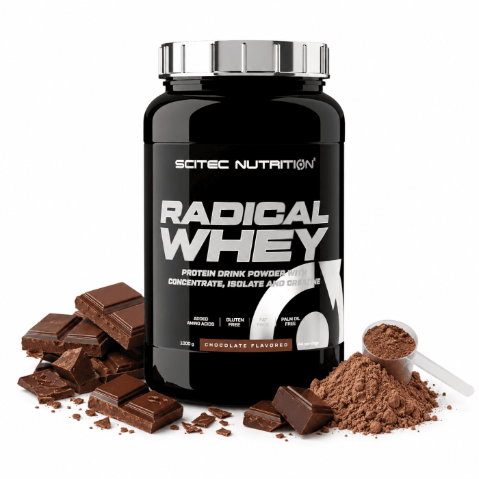Radical Whey - chocolat - 1kg Scitec Nutrition