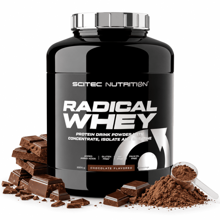 Radical Whey - chocolat - 2kg Scitec Nutrition