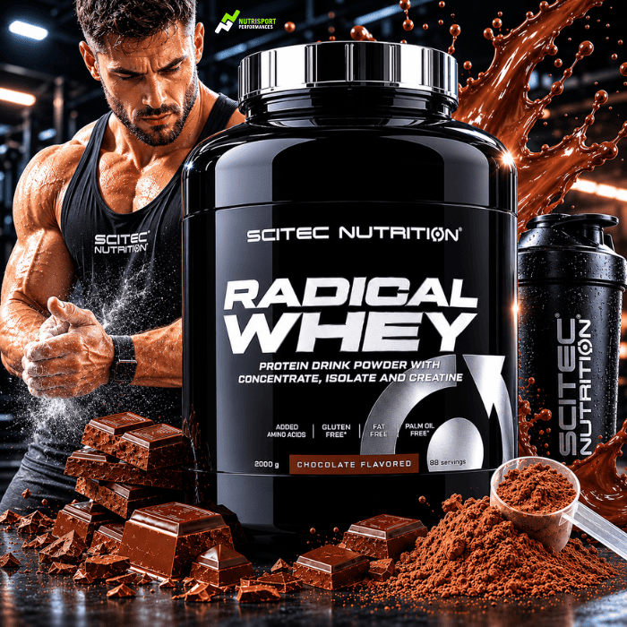 Radical Whey - bodybuilder scitec nutrition