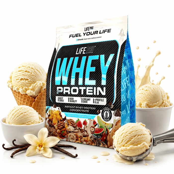 Whey Protein - 1kg | Life Pro Nutrition - vanille ice cream
