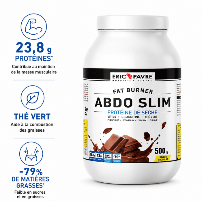 Abdo Slim / Protéine de Sèche - Eric Favre les 3 avantages