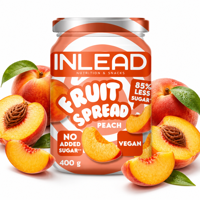 Confiture / Pêche - 400g | Inlead Nutrition