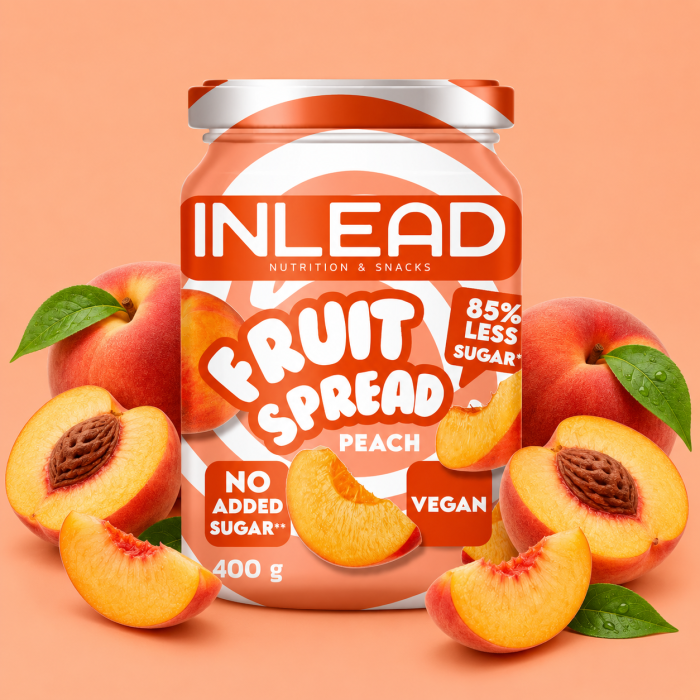 Confiture / Pêche - 400g | Inlead Nutrition