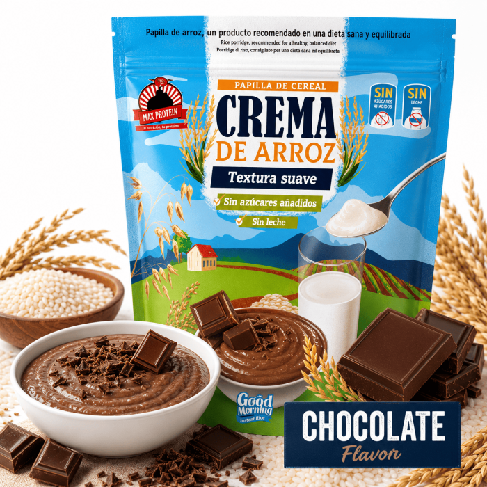 Crème de Riz - chocolat 1kg Max protéin