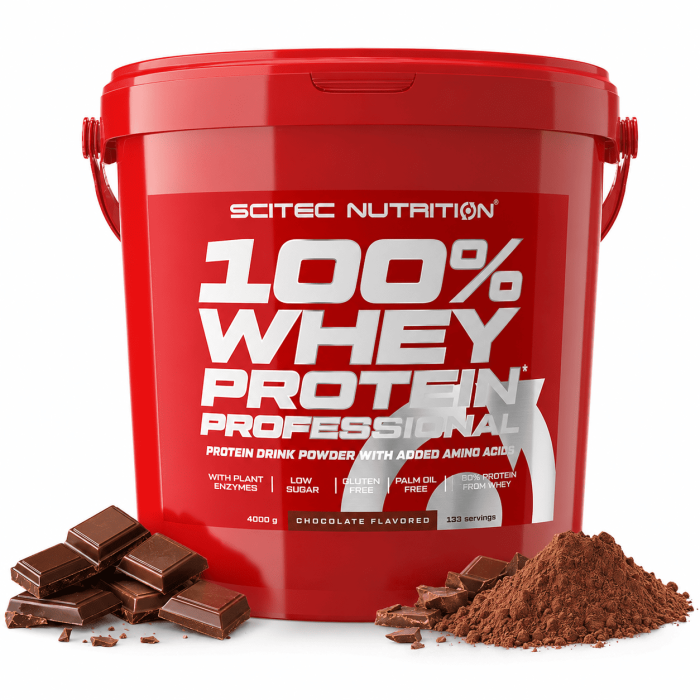 100% Whey Protein Professional - chocolat 4kg  Scitec Nutrition