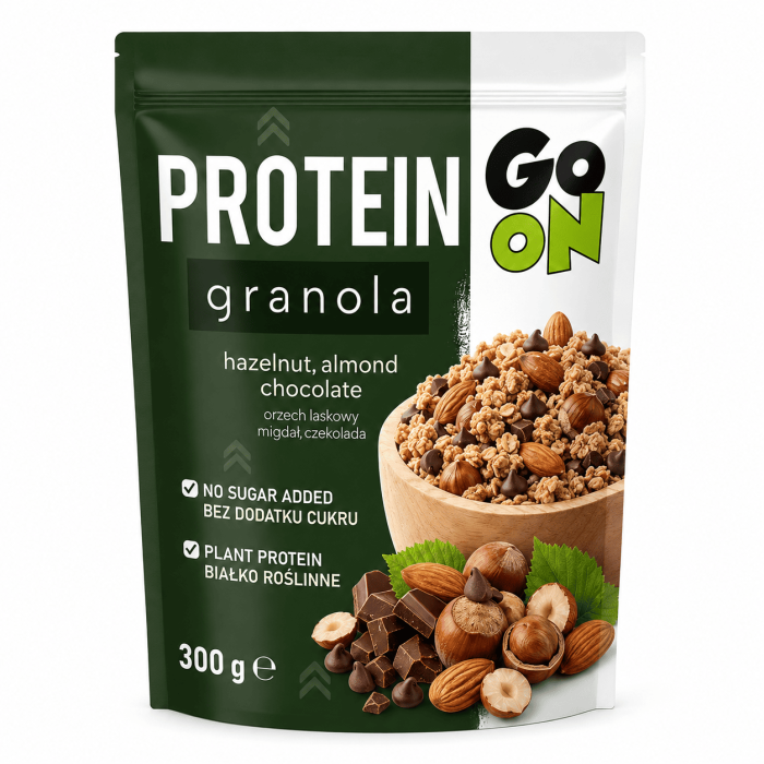 Protein Granola - 300g noisette amande pépite de chocolat - Go on