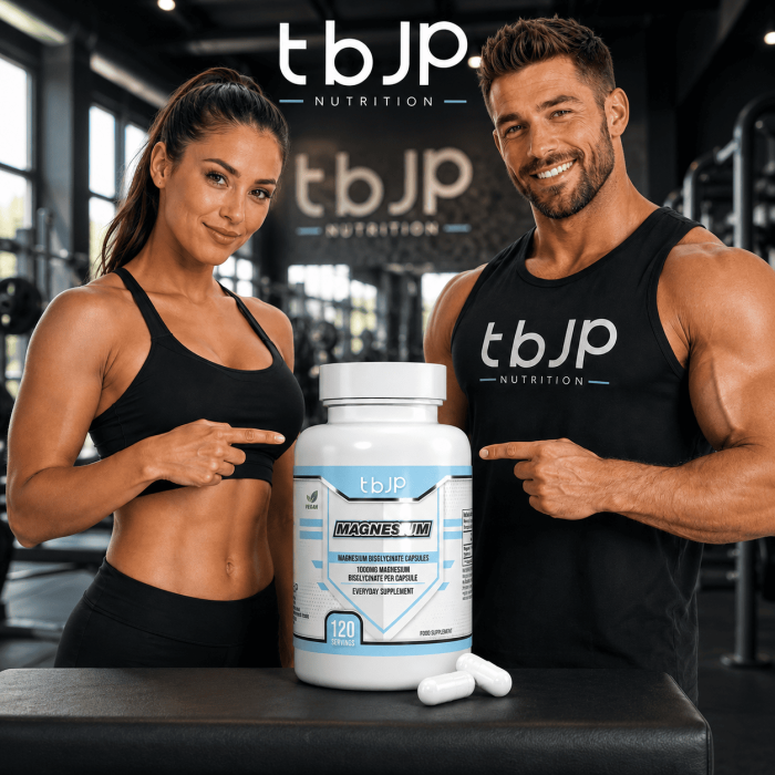 Magnésium Bisglycinate - 120 Caps | TBJP couple fitness