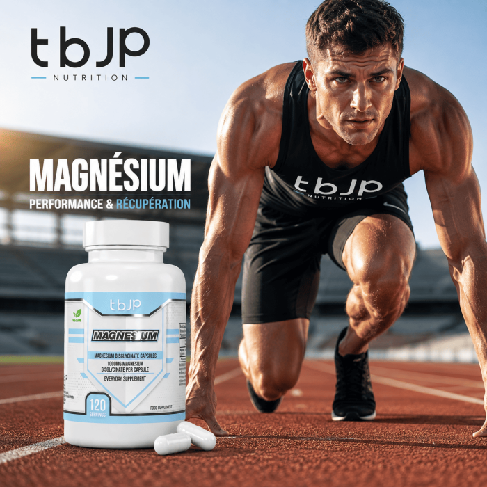 Magnésium Bisglycinate - 120 Caps | TBJP sprinter