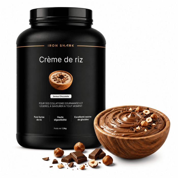 Shark Rice Cream (crème de riz) - 1,5kg | Iron Shark Nutrition chocotella