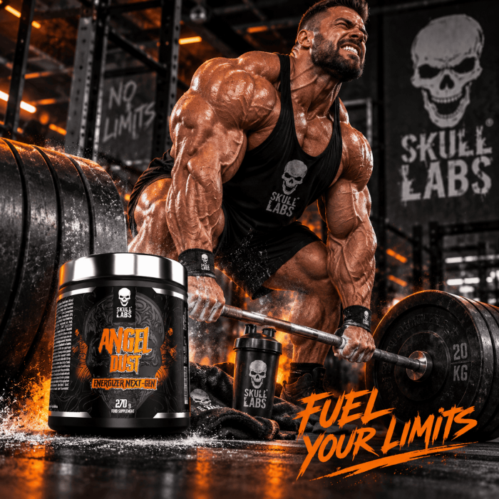 bodybuilder s'entraine avec Angel Dust  Next Gen - 270g | Skull Labs