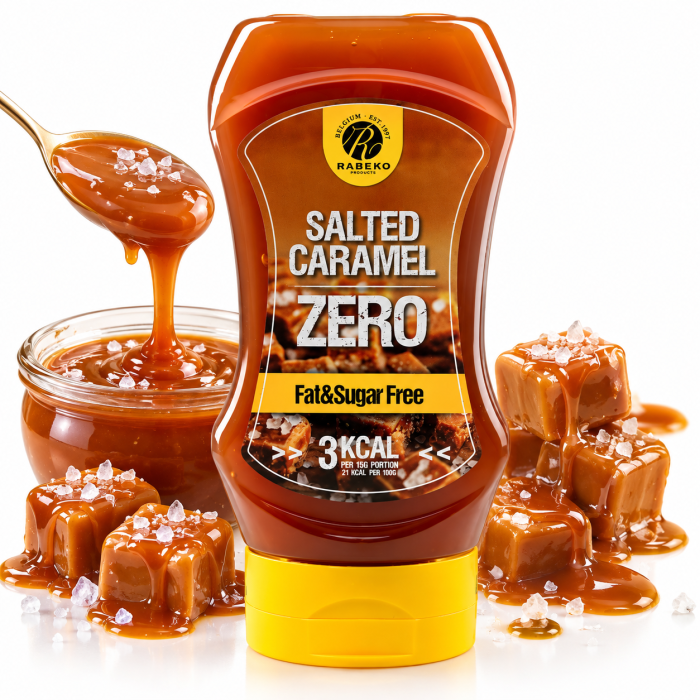 Sauce Caramel salé Zéro - 350ml | Rabeko