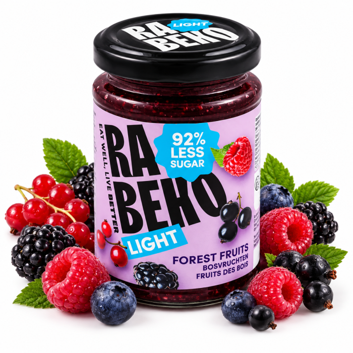Confiture Light  / Fruits des Bois - 225g | Rabeko