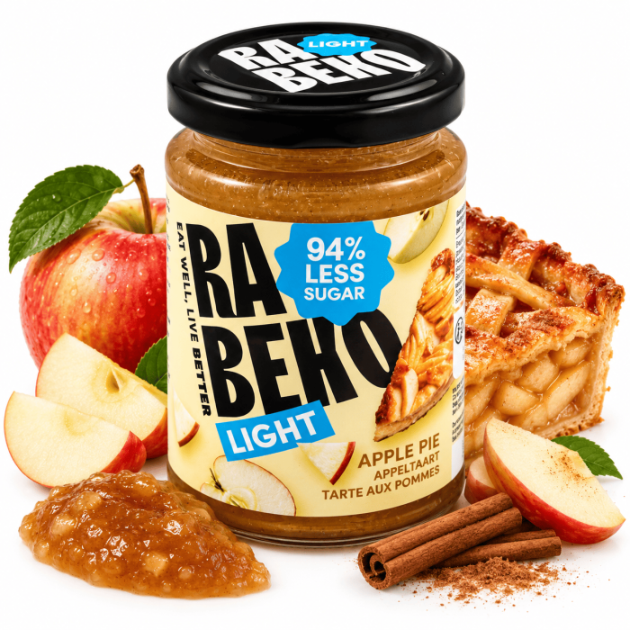 Confiture Light / Tarte Aux Pommes - 225g | Rabeko