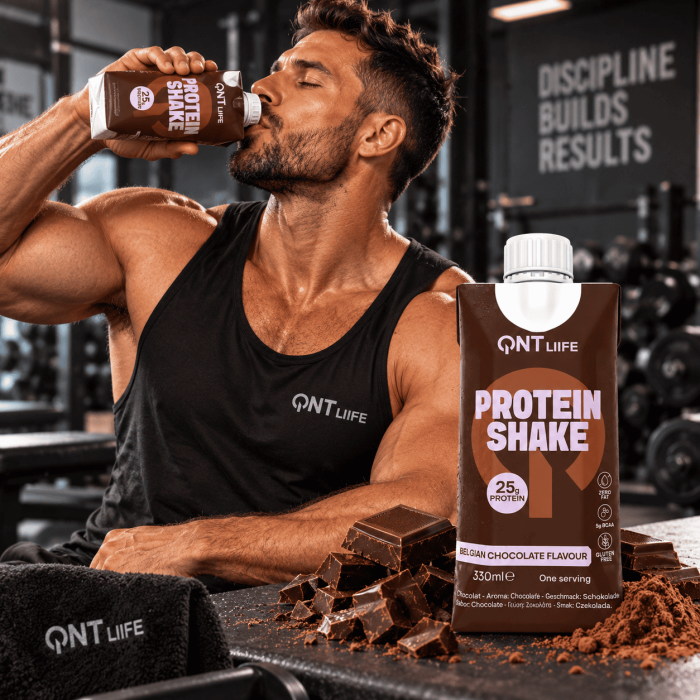 protein shake chocolat qnt sportif