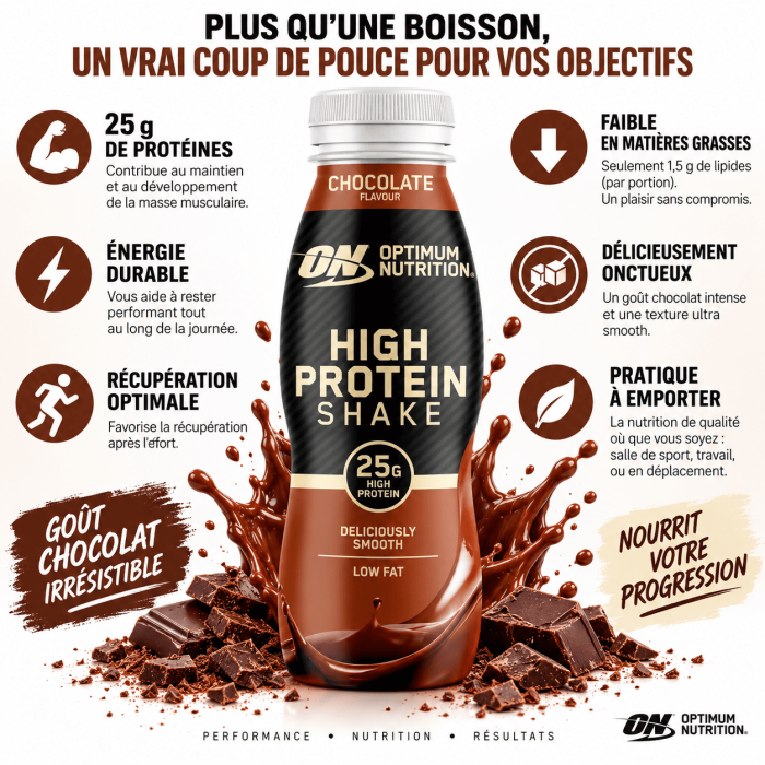 High Protein Shake - 330ml | Optimum Nutrition