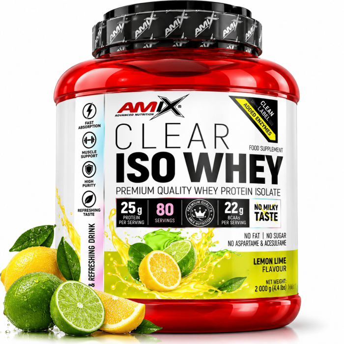 clear iso whey citron amix