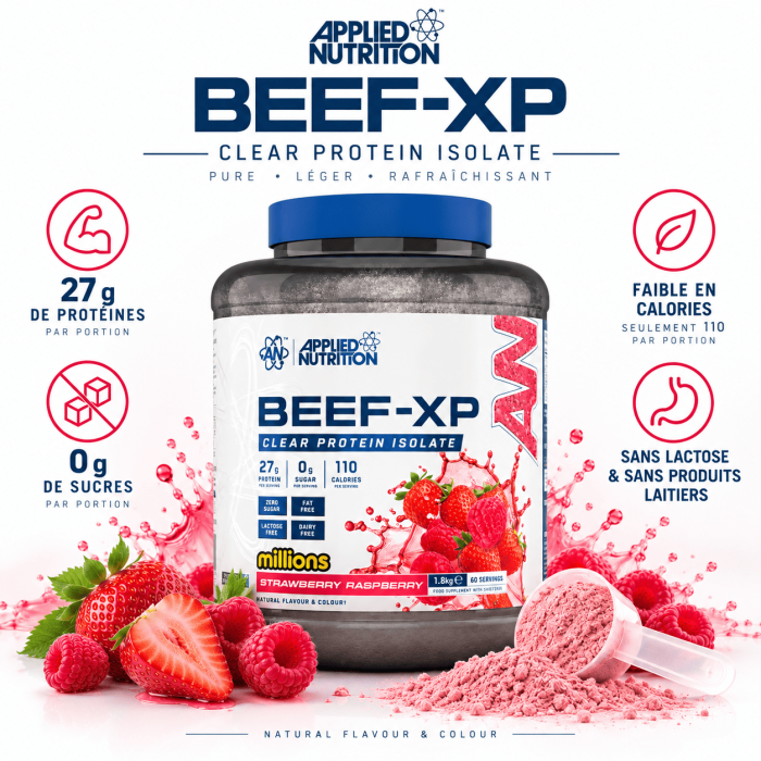 les avantages de Beef XP / Clear Protein - Applied Nutrition