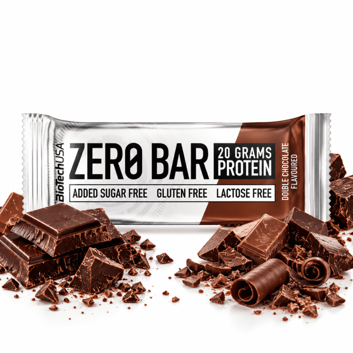 Zero Bar protein double chocolat - BioTech USA