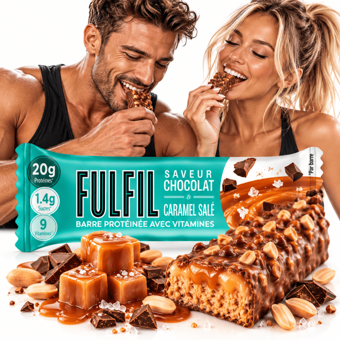 fulfil bar avec un couple du fitness