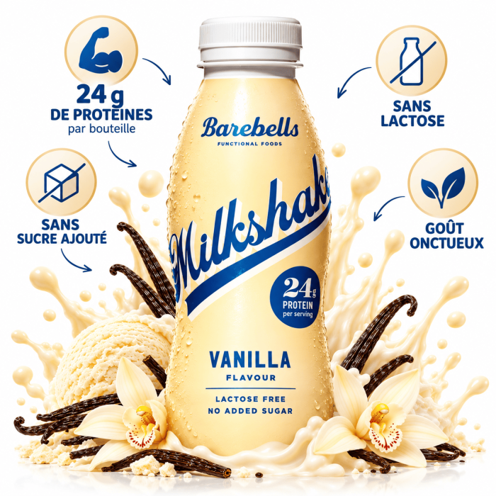les avantages Milkshake Protéiné - 330ml  - Barebells